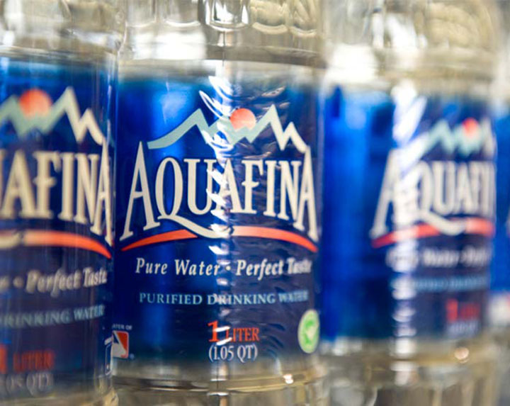 Aquafina product shot circa1992