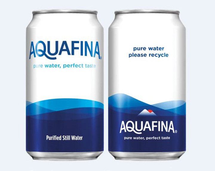 Canned Aquafina