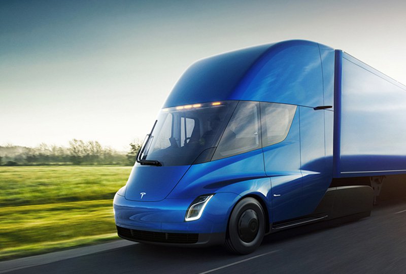 PepsiCo's electric fleet Tesla truck