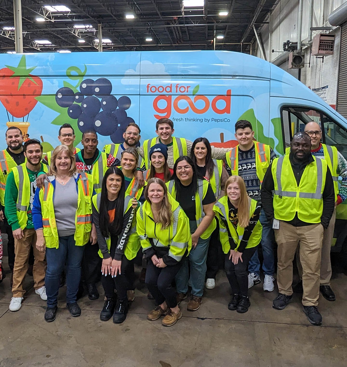 PepsiCo Associates volunteering for Food For Good
