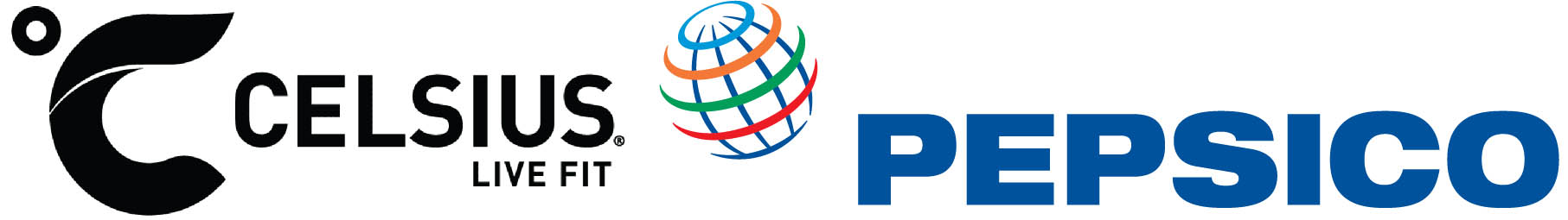 Celsius and PepsiCo logos