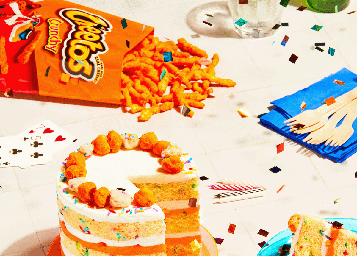 Cheetos® Marks 75 Years of Mischief with Epic Birthday Bash with Cheetos-inspired Fashion Show and Reveal of Cheetos Milk Bar Cake