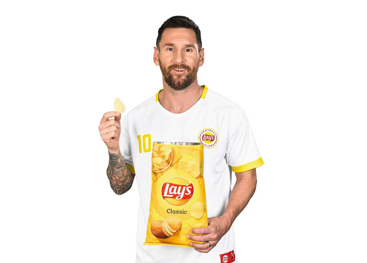 Global potato chip icon LAY'S® teams up with soccer icon Lionel Messi for reveal of new soccer rally cry: 'Oh-Lay's, Oh-Lay's, Oh-Lay's, Oh-Lay's'