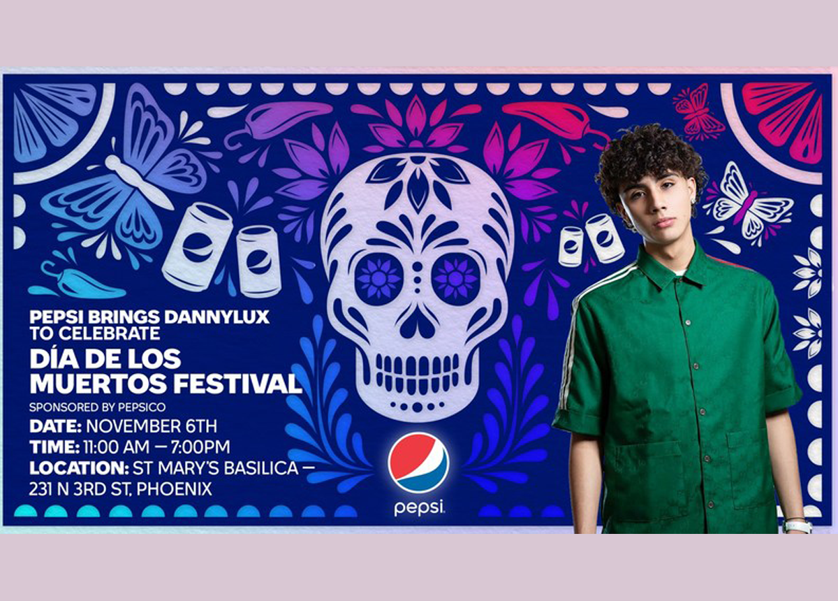 Pepsi Celebrates Día De Los Muertos with a $500,000 PepsiCo Foundation Donation to Phoenix Community Colleges and a Free Concert from DannyLux