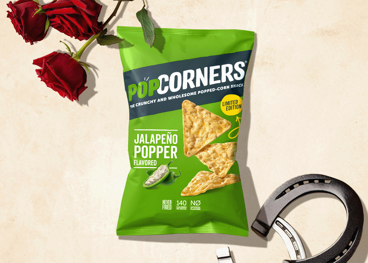 PopCorners® bets big on the Kentucky Derby to debut new limited-time-only Jalapeño Popper flavor