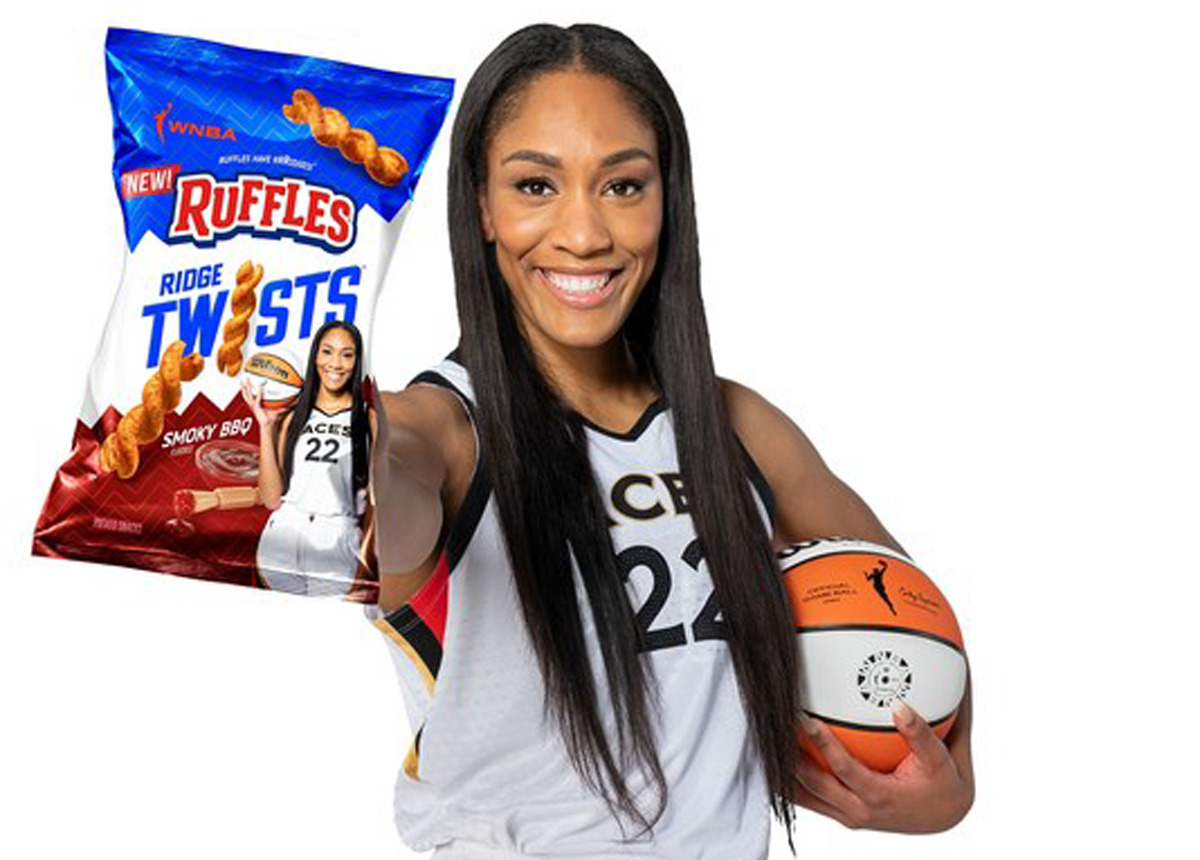 Ruffles® Adds a Twist to the Chip Aisle with First Female Chip Deal, Welcoming WNBA All-Star A'ja Wilson and New Ruffles® Ridge Twists™ to the Ruffles Roster