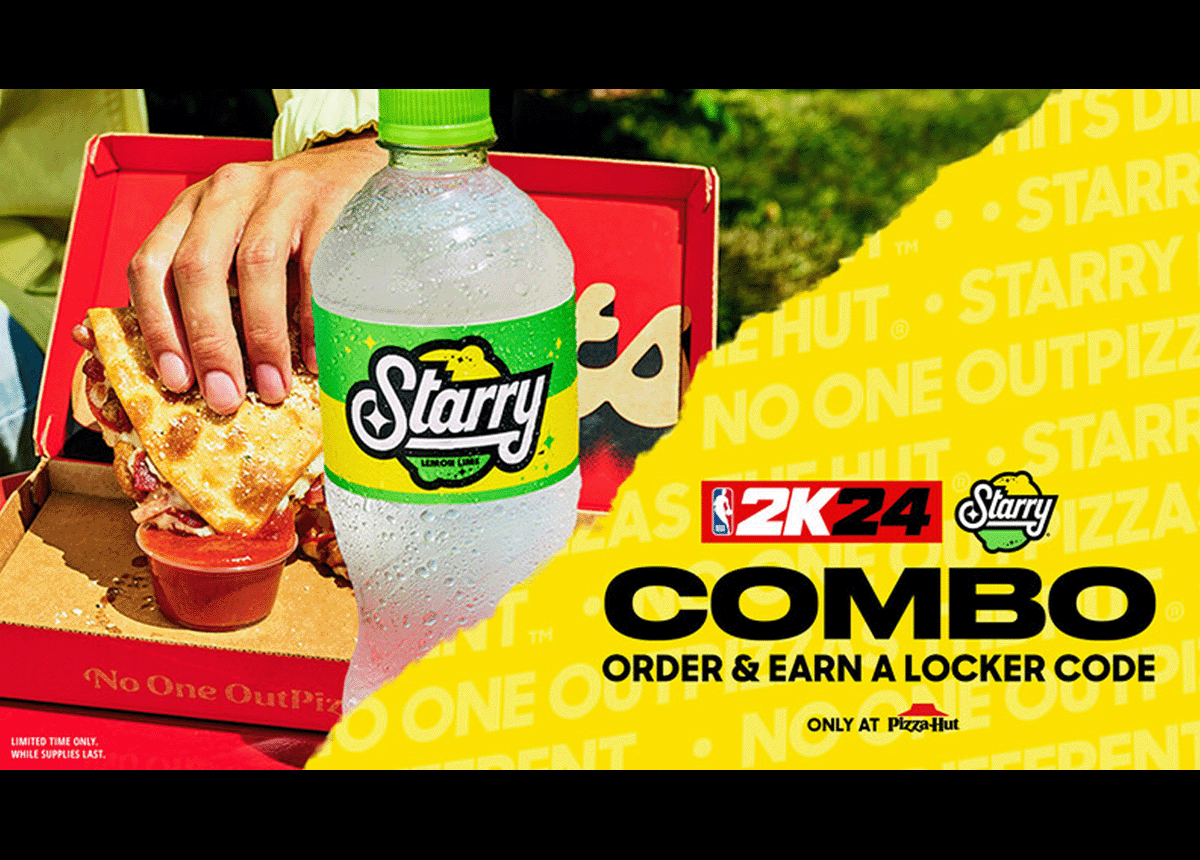 STARRY® and NBA® 2K24 give players a leg up on the competition with new Combo & Locker Codes available at Pizza Hut®