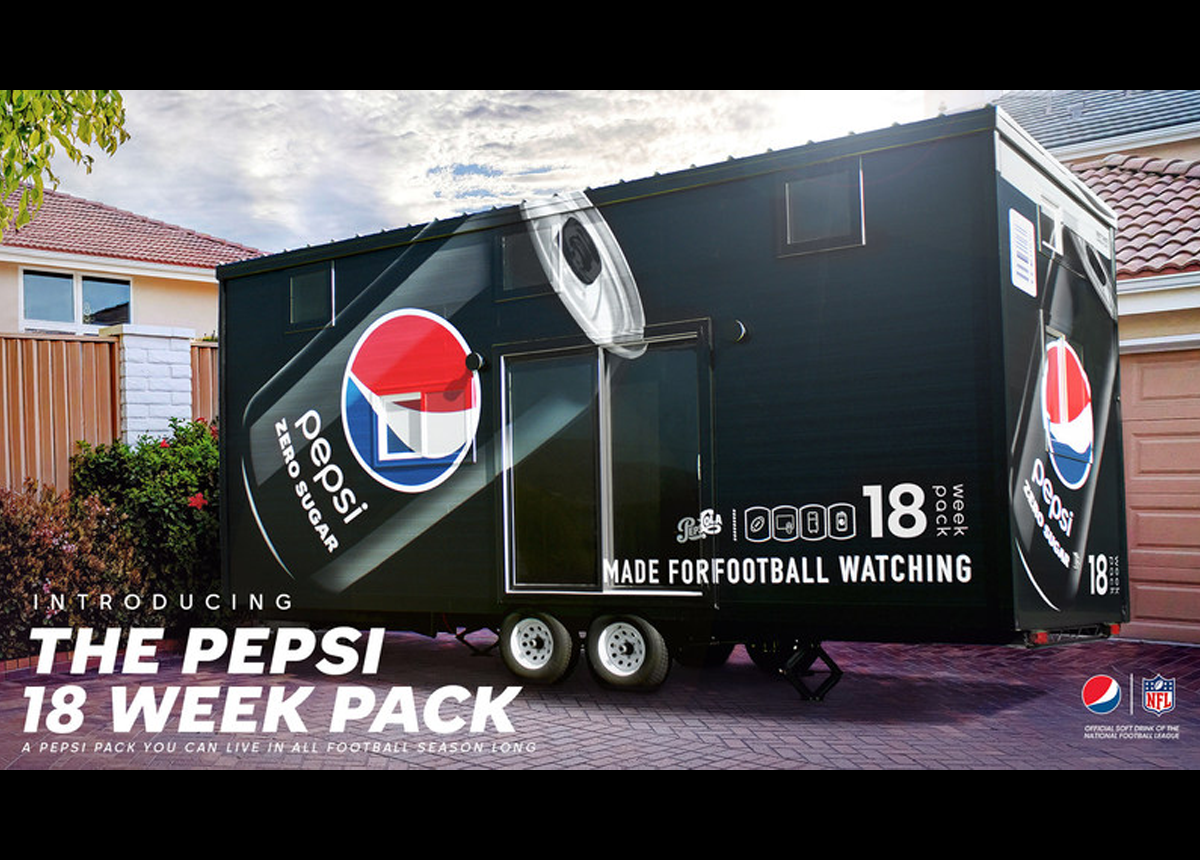 Pepsi® Announces Larger Than Life Innovation Just In Time For NFL Kickoff: 