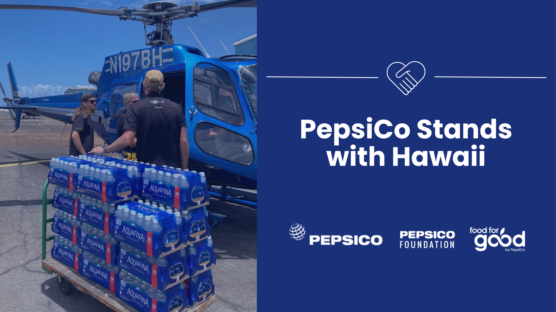 PepsiCo and the PepsiCo Foundation Support Wildfire Relief Efforts in Hawaii