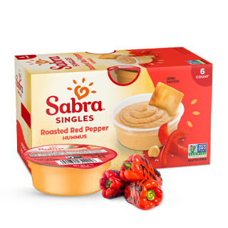 Sabra Singles Roasted Red Pepper Hummus