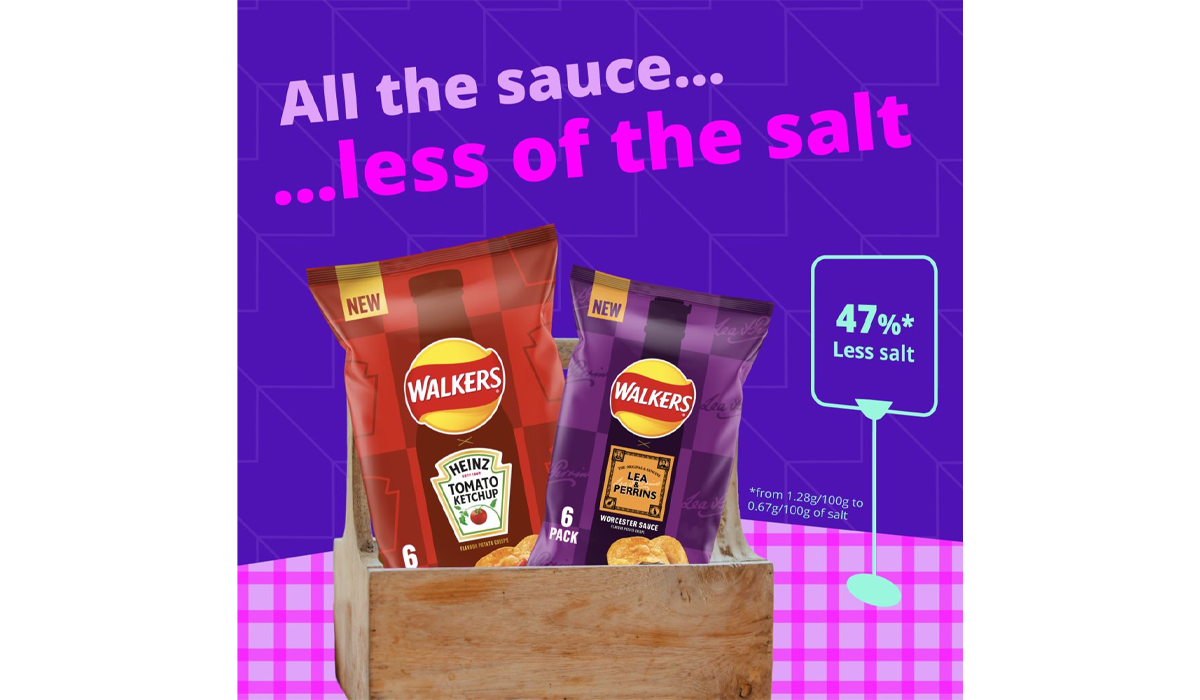 Walkers Heinz Tomato Ketchup and Lea and Perrin’s Worcester Sauce