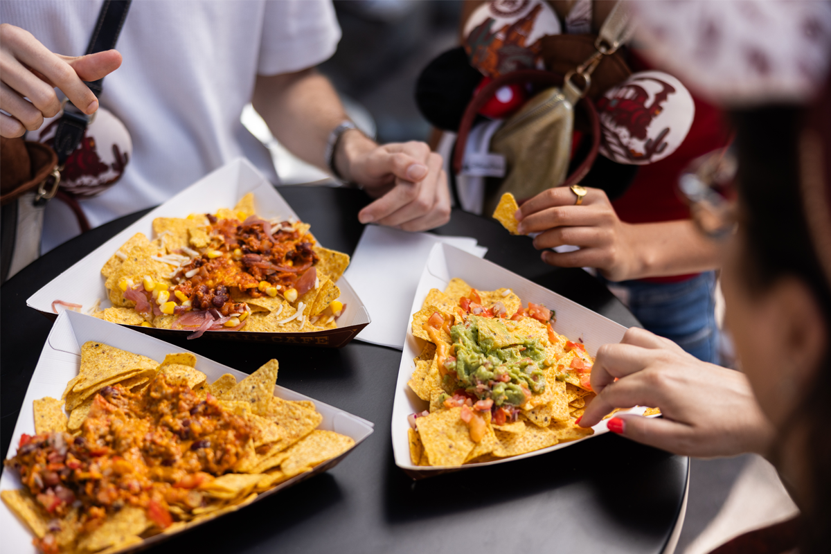 Friends enjoying Doritos Loaded