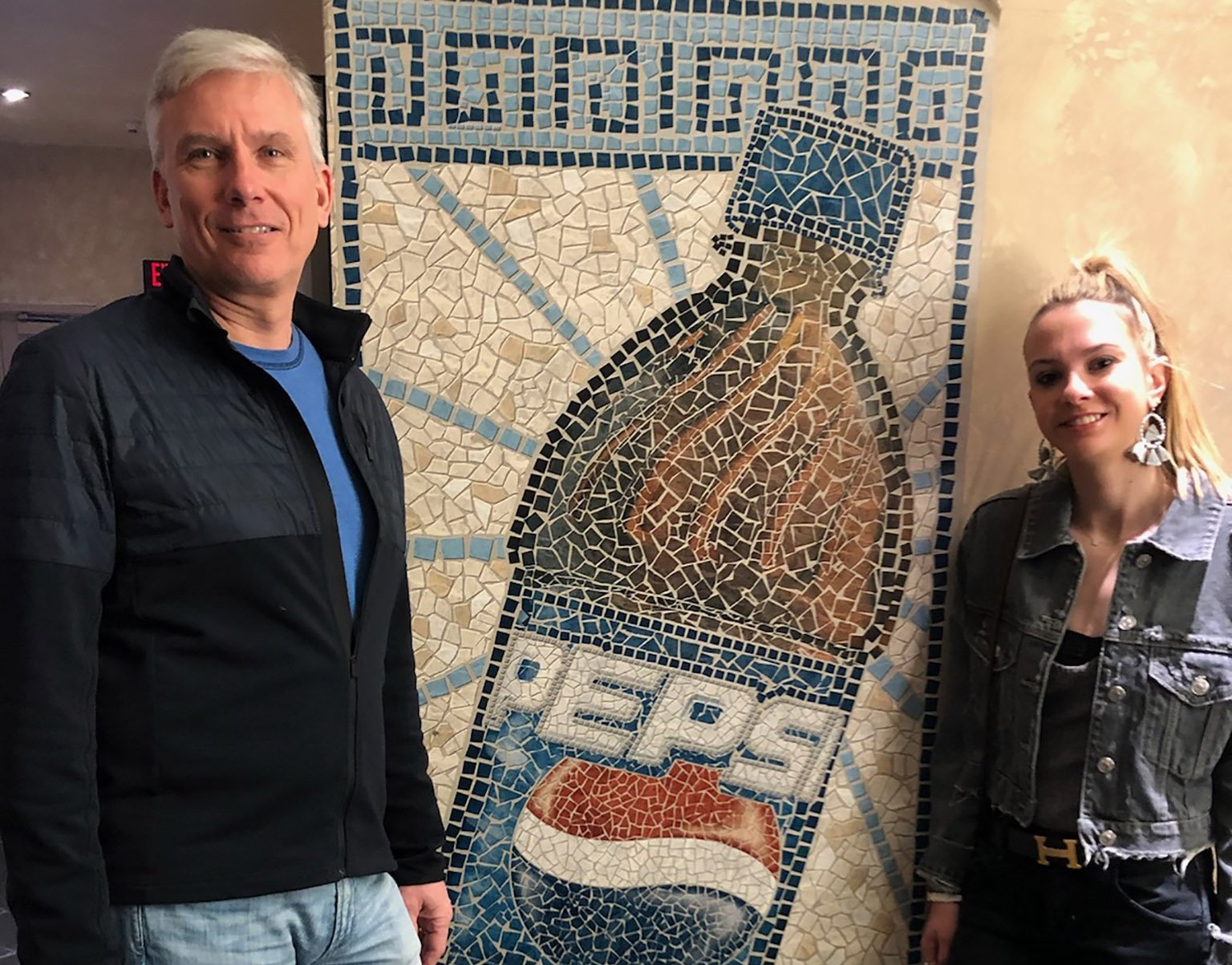 Larissa Spies and her father, Mike, a longtime PepsiCo employee