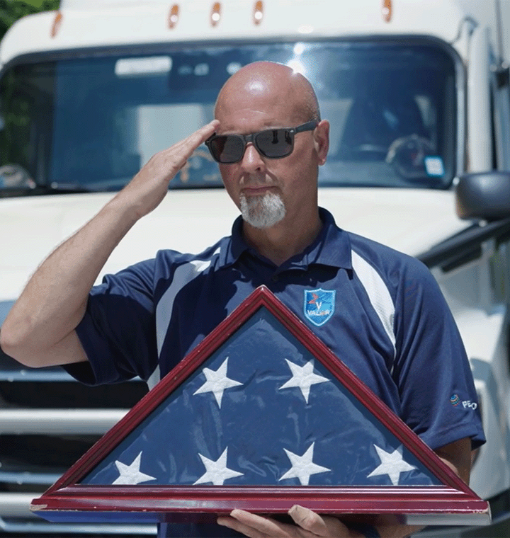Why PepsiCo military veterans relayed an American flag across the U.S.