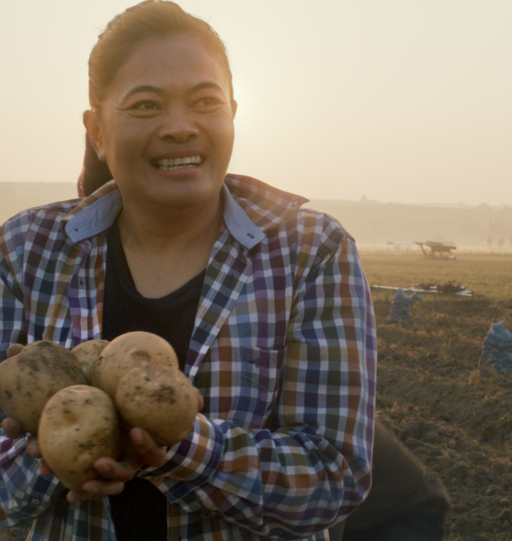 Thai farmer Wisa Lakkhampa cultivates change with potatoes