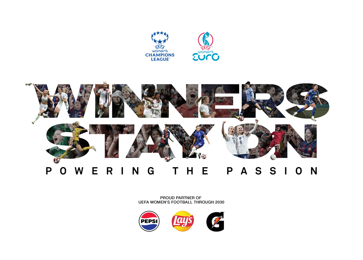 PepsiCo® extends its partnership as UEFA Women's Football partner through 2030