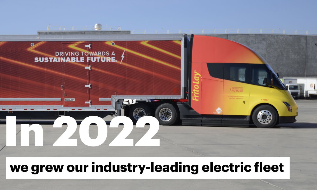 In 2022 we grew our industry-leading electric fleet