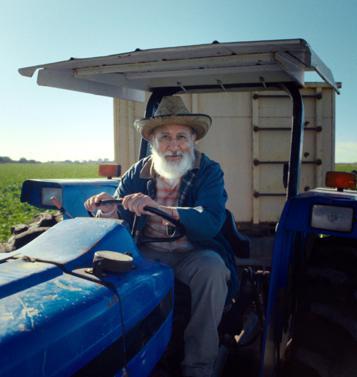 Man on a tractor