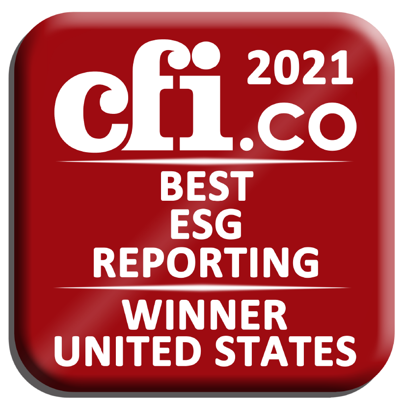 cfi.co 2021 Best ESG Reporting Winner United States