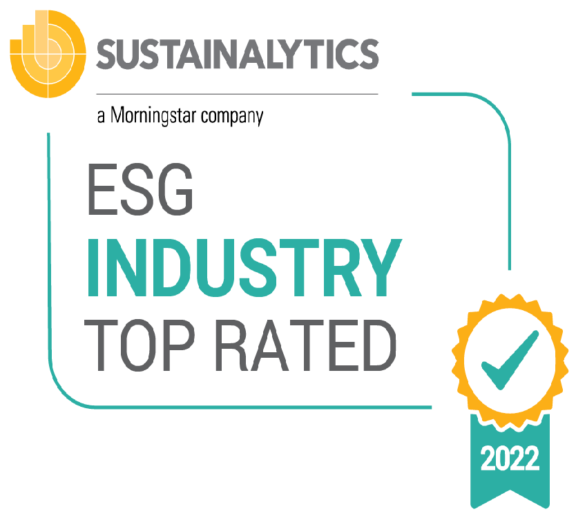 Sustainalytics ESG Industry Top Rated 2022