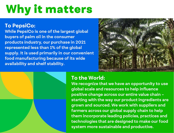 Why it matters: our purchase in 2021 represented less than 1% of the global supply. We recognize that we have an opportunity influence positive change across our entire value chain.