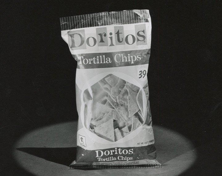 Doritos product shot from the 1960s