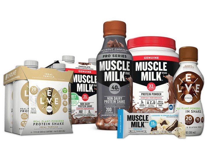 Muscle Milk Evolve products
