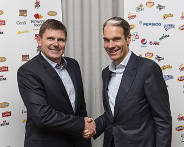 Tertius Carstens, CEO of Pioneer Foods and Eugene Willemsen CEO PepsiCo Sub Saharan Africa